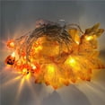 thumbnail image 1 of Halloween Maple Leaf Light String LED Lighted Thanksgiving Pumpkin Garland for Home Halloween Decoration Type 9, 1 of 8