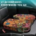 thumbnail image 4 of Premium Floral Pattern Memory Foam Seat Cushion Ergonomic Chair Pad for Office Chair, Car, Airplane & Bleachers Sciatica, Tailbone Hip & Back Pain Relief - Chair Cushion for Long Office Workers., 4 of 5