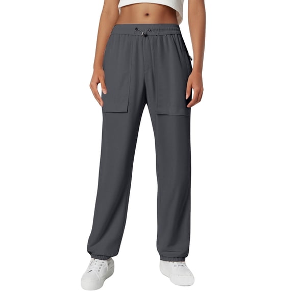 Women's Hiking Cargo Pants - Water Repellent & Scratch-Resistant Outdoor Wear