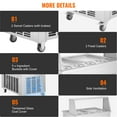 thumbnail image 6 of KFFKFF Fried Ice Cream Roll Machine - A Rolled Ice Cream Maker with Two 13.8x13.8 Inch Pans, 6 of 9