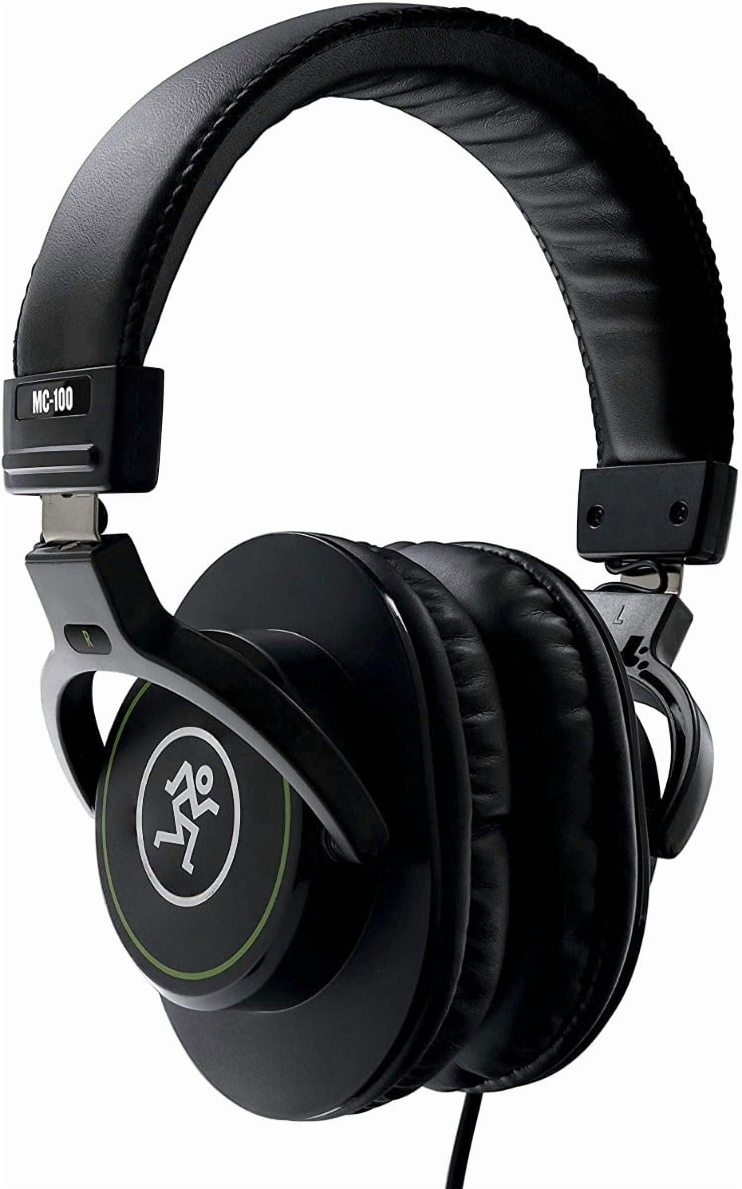 Mackie MC-100 Professional Headphones, Black