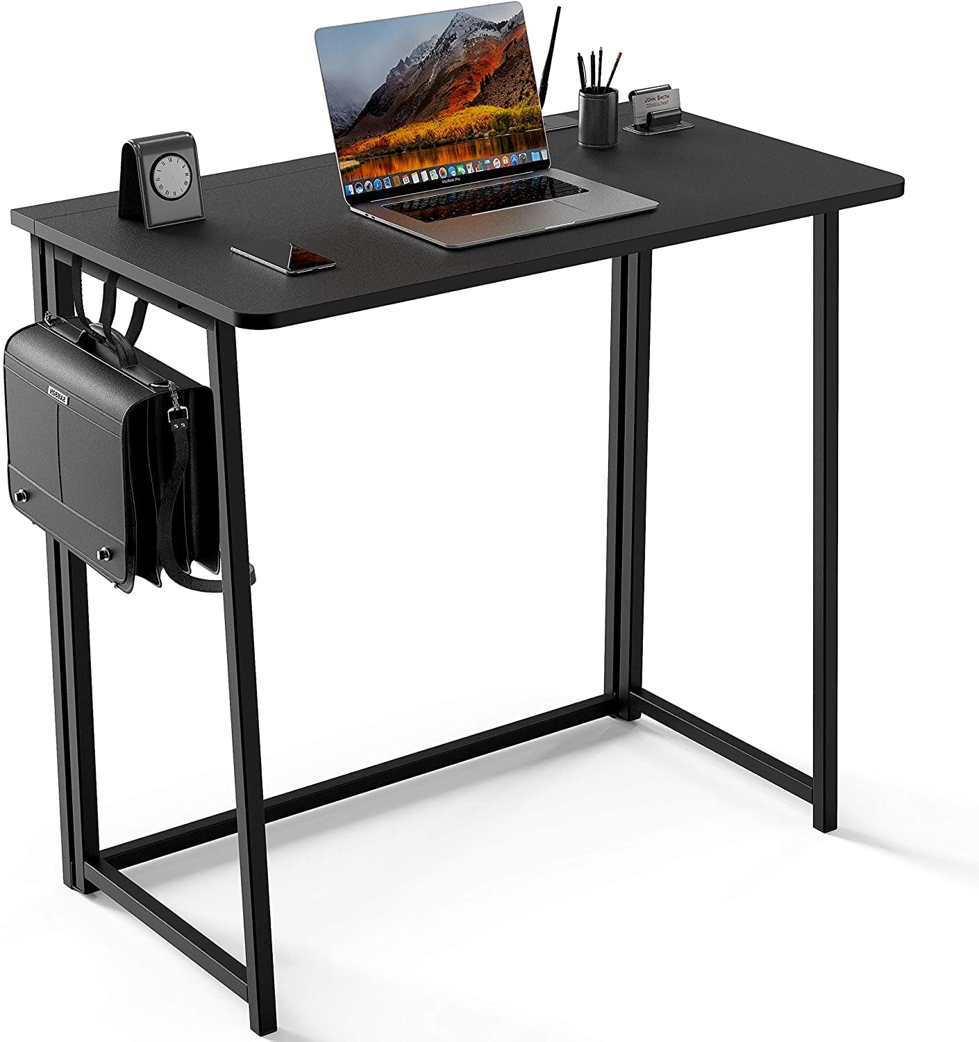 Foldable Home Office Desk Folding Desk NoAssembly Small Computer Desk