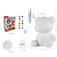 thumbnail image 2 of Loyerfyivos Paint Your Own Bear Lamp Kit, Art Supplies Bear Painting Kit for Kids 6-12, Arts and Crafts for Kids Ages 8-12, Bear Toy Girls Boys Halloween Birthday Christmas Gifts, 2 of 8