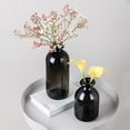 thumbnail image 4 of Nordic Black Transparent Glass Flower Arrangement Vase Creative Table Dried Flower Decorations Desktop Ornaments, 4 of 5