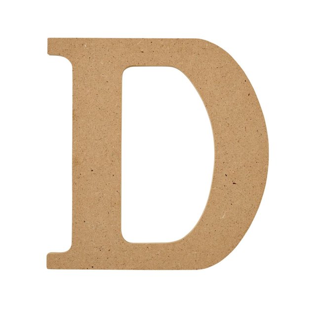 Plaid Bois Inachevé 5" Lettres