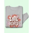 thumbnail image 3 of Love In Our Hearts... Sweatshirt Men -Smartprints Designs, Male 3X-Large, 3 of 4