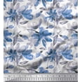 thumbnail image 1 of Soimoi Polyester Crepe Fabric Wild Flower Printed Craft Fabric by The Yard 52 Inch Wide, 1 of 1