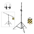 thumbnail image 1 of Trépied, Support de Bôme Réglable 3/8 Po Vis Support de Softbox avec Bôme Support Lourd 1/4 Po 3/8 Po Vis Studio Vidéo Sable 1/4 Po 3/8 Po Support 2-en-1 Support de Bôme Réglable 2-en-1 Robuste, 1 of 6
