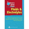 thumbnail image 1 of Pre-Owned Nurse's Quick Check: Fluids and Electrolytes (Paperback) 1582554145 9781582554143, 1 of 1