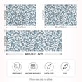 thumbnail image 4 of Haosy Satin Pillowcase for Hair and Skin Standard Cooling Silk Pillow Case with Envelope Closure Blue Bones 20"x40", 4 of 9
