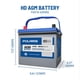 thumbnail image 2 of Batería Polaris 4081855 AGM 12 V 53 Ah 620 CCA para todoterreno, 2 of 4