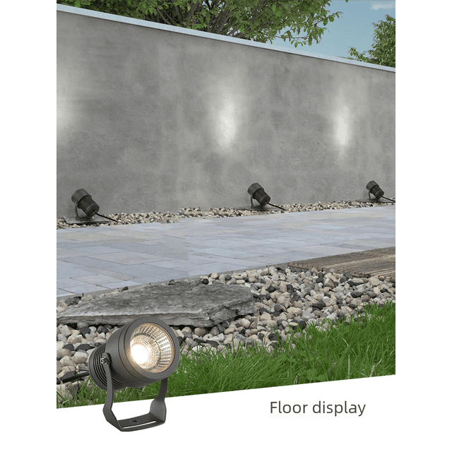 Lámpara de enchufe LED para exteriores, lámpara de jardín impermeable, lámpara de césped para parque, lugar pintoresco para casa de familia, lámpara decorativa para jardín