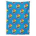thumbnail image 3 of Ambesonne Emoji Pride Tablecloth Rectangular Table Cover, Loving Who You Are Art, 60"x84", Sky Blue and Multicolor, 3 of 4