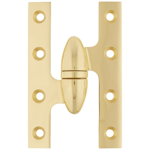 Deltana OK5032B3-L Solid Brass 5-Inch x 3 1/4-Inch Olive Knuckle Hinge