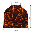 thumbnail image 2 of PKQWTM Lava Fire Nursing Cover Baby Breastfeeding Infant Feeding Cover Baby Car Seat Cover, 2 of 2