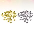 thumbnail image 4 of 200pcs Brass Clutch Badge Insignia Clutches Pin Backs Replacement(Silver/Golden Each Color 100pcs), 4 of 5