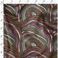 thumbnail image 3 of Soimoi Japan Crepe Satin Green Fabric - By the Yard - 54 Inch Wide - Abstract Irregular - Print Fabric Inspired Elegance for Apparel and Decor Printed Fabric, 3 of 6