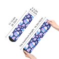 thumbnail image 4 of Pofeuu crystal Skull flower leaf Print 30cm Socks, Adult Running Hiking Socks for Youth and Adult, 4 of 7