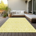 thumbnail image 5 of Addison Rugs Chantille Indoor/Outdoor Transitional Geometric Yellow Washable Rectangle Rug, 3' x 5', 5 of 5