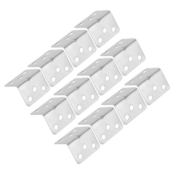 12 Pcs Flush Mount Brackets Stainless Steel Corner Code