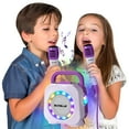 thumbnail image 2 of Rise Bass Unisex Karaoke Machine for Adults and Kids with Two Wireless Microphones, 2 of 10