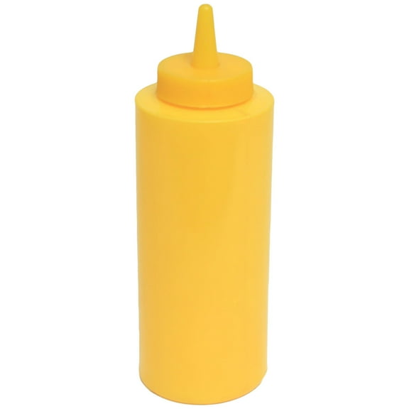 Excellante 12 oz squeeze bottle, yellow, comes in dozen