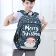thumbnail image 6 of FORMRS Unisex School Backpack 17" Student Travel Bag with Laptop Compartment, Christmas Santa, 6 of 7