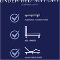 thumbnail image 5 of Queen Size 12.5" Firm Hybrid Mattress for Back Pain, Cooling Gel Memory Foam & Pocketed Coils, Bed in a Box, 5 of 8