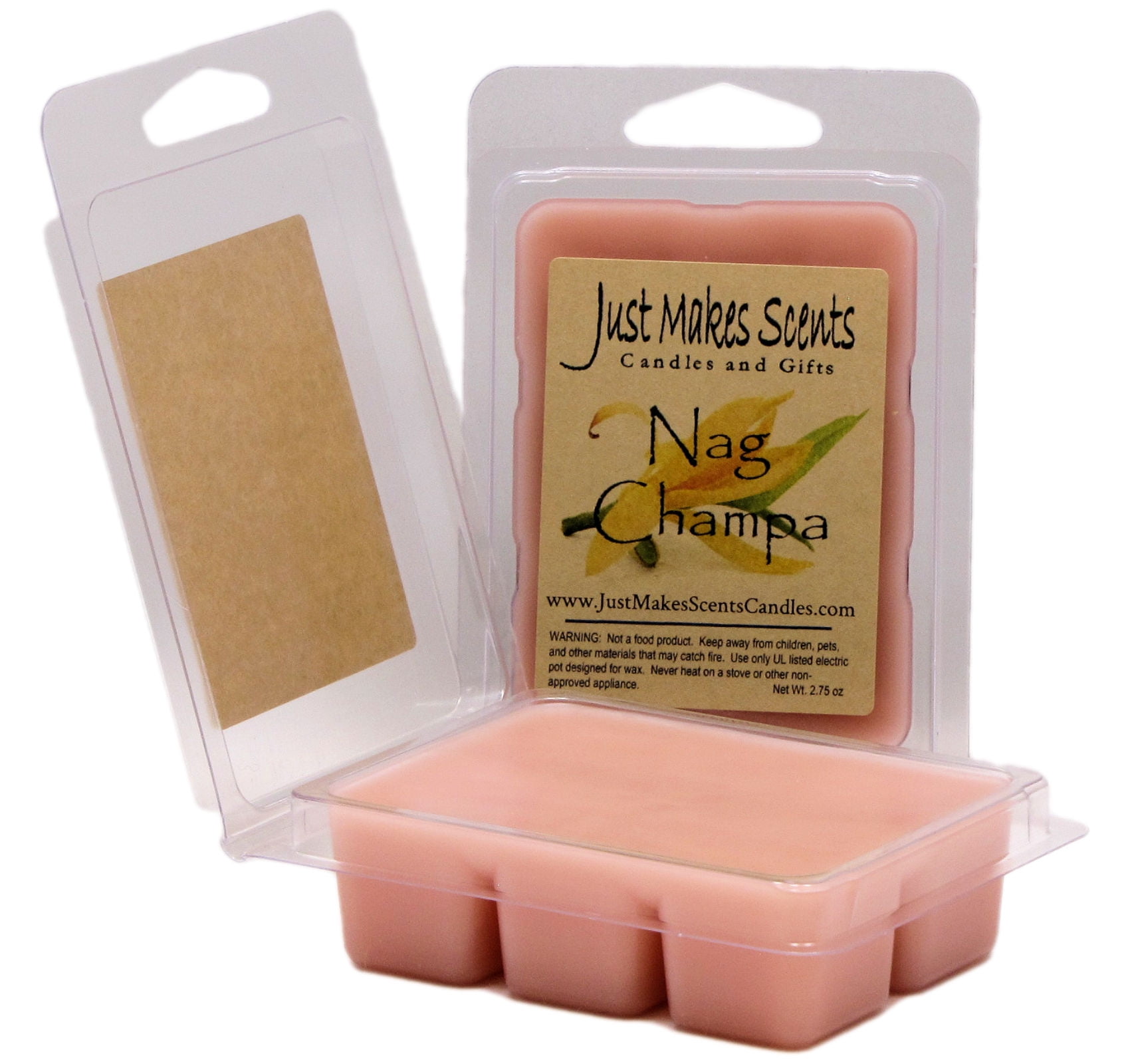 Nag Champa 2Pack Wax Melts Just Makes Scents Candles & Gifts