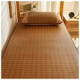 thumbnail image 6 of Summer Sleeping Mat, Bamboo Mat Bed Sleeping Pad Bamboo Foldable Summer Cooling Sleeping Mat, Smooth Breathable for Bed Sofa Floor Chair, 6 of 7