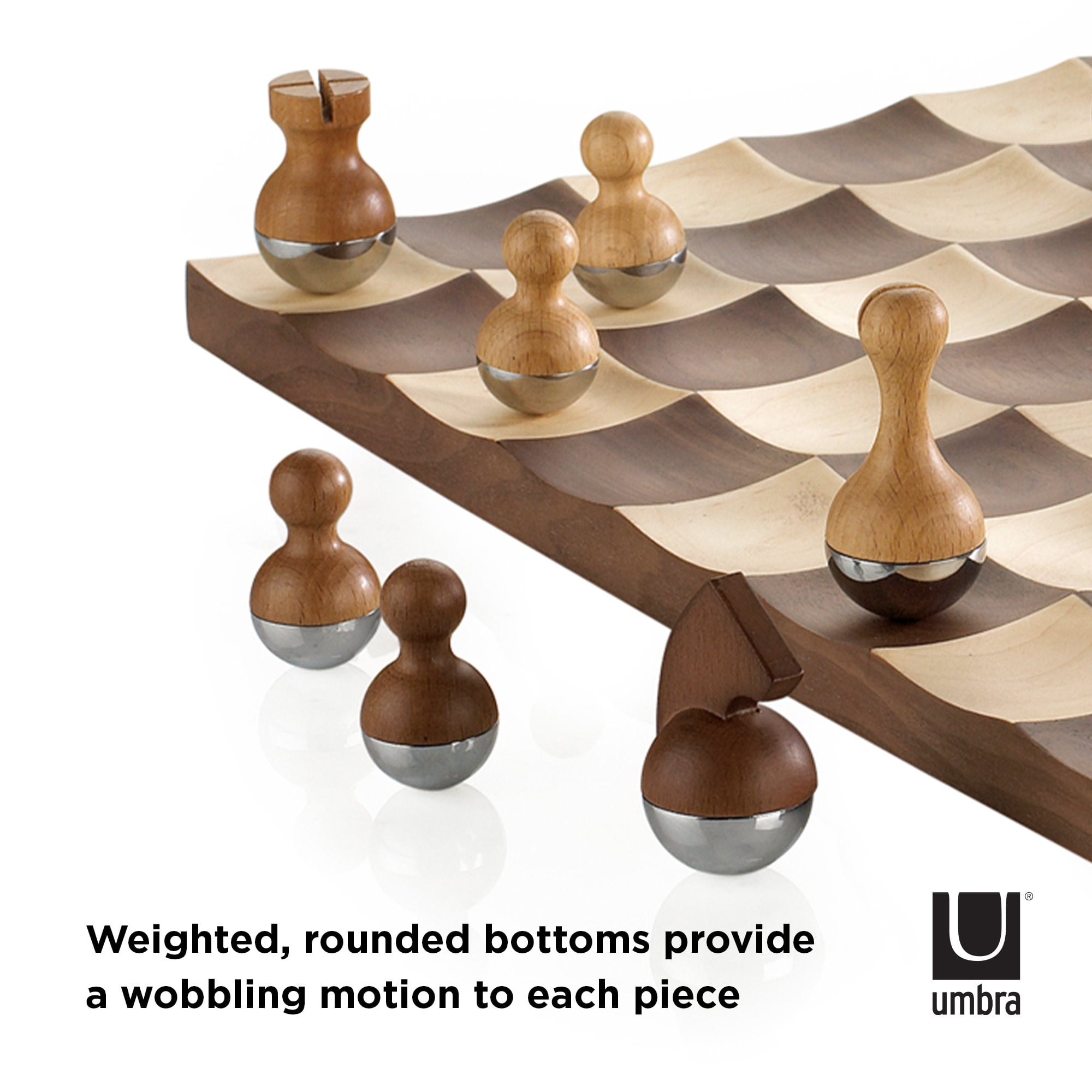 Jogo de Xadrez Premium Wobble Chess - Umbra - Jogos - Magazine Luiza