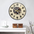 thumbnail image 2 of Yayeee Wall Clock for Living Room 11.9 inch Battery Operated Round with Holder, Astronaut Floating, 2 of 7