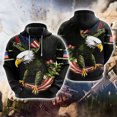 thumbnail image 4 of Sudadera con capucha con estampado 3D de veteranos de EE. UU., ropa para hombre, chándal con bandera de EE. UU., águila, informal, 4 of 5