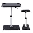 thumbnail image 4 of Porfeet Car Seat Tray Lift Table,360° Rotating Adjustable Height 18.9-28.7 Inches Car Desk,Foldable Strong Load Capacity Pneumatic Lift Table,Compatible with 99 Cars Car Rear Desk, 4 of 13