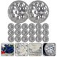 thumbnail image 5 of 20pcs Escargot Baking Dishes Escargot Tinfoil Trays Snail Serving Trays Tinfoil Snail Pans, 5 of 5