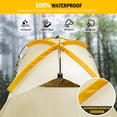 thumbnail image 4 of Truck Tent Qualencey impermeable para plataforma de camión de 6,4 a 6,7 pies, 4 of 8