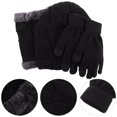 thumbnail image 1 of CRAFTHROU 1Set Mens Warm Gloves And Scarf For Winter Outdoor Activities, 1 of 4
