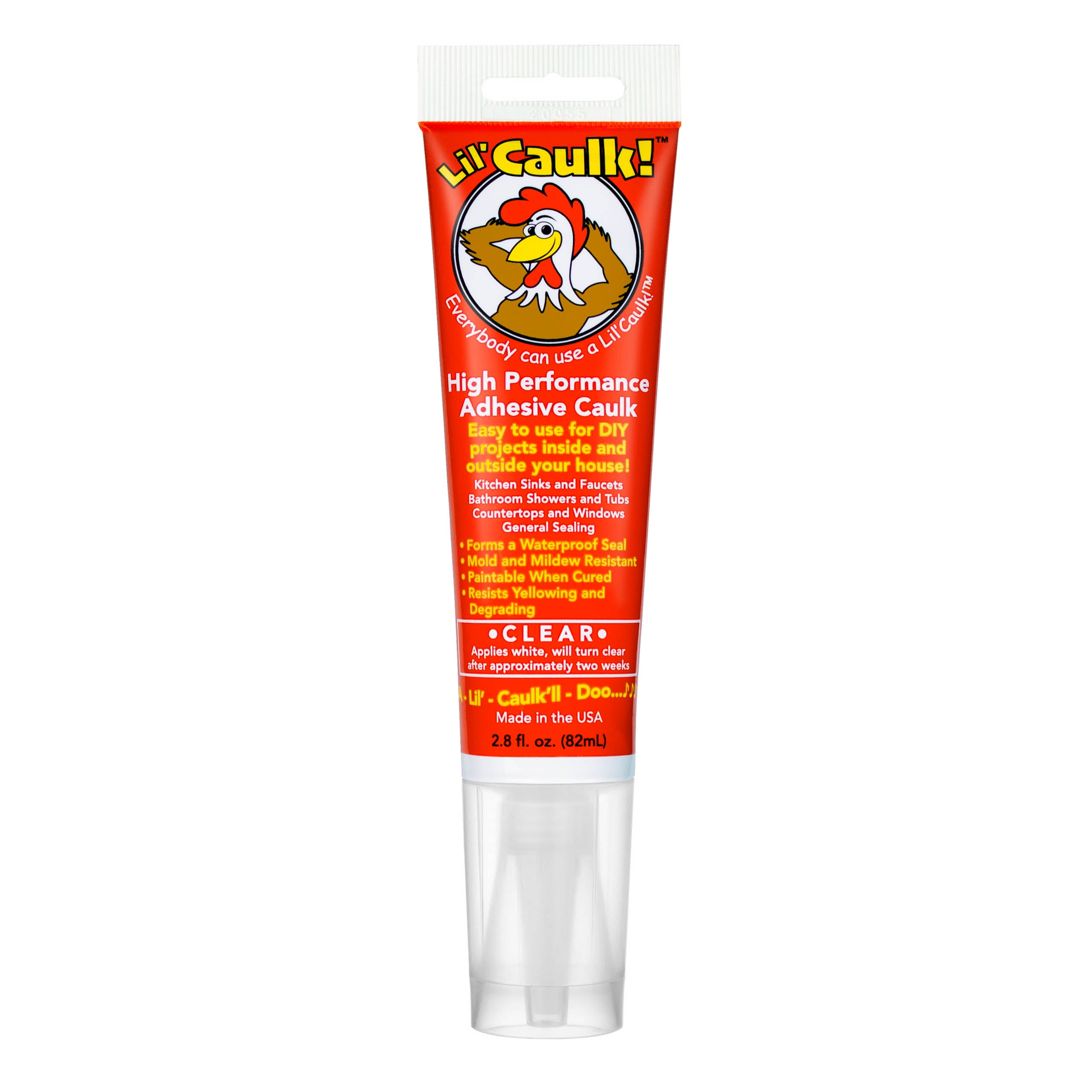 Lil' Caulk Clear Siliconized Acrylic Latex