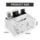 thumbnail image 2 of Caja de pañuelos de cuero de PU, caja de pañuelos rectangular para el hogar y la oficina con caja de almacenamiento remota, elegante y con estilo, servilletero para el escritorio del hogar,, 2 of 5