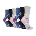 thumbnail image 1 of Gentle Grip - 6 Paires Chaussettes pour Femmes Gentle Grip Mi-Mollet Non Élastiques, 1 of 2