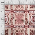 thumbnail image 2 of oneOone Viscose Jersey Dark Rose Brown Fabric Asian Ornamental Dress Material Fabric Print Fabric By The Yard 60 Inch Wide, 2 of 4