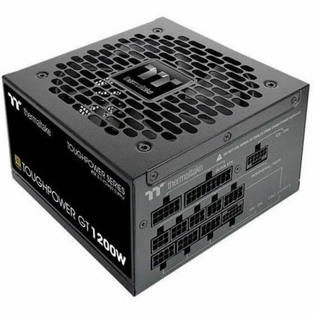 Thermaltake TOUGHPOWER GT 1200W - Black - Internal - 120 V AC, 230 V AC Input - 3.3 V DC, 5 V DC, 12 V DC, -12 V DC, 5 V SB Output - 1200 W - Active PFC - 1  12V Rails - PCI Express Connector 5.1 -...