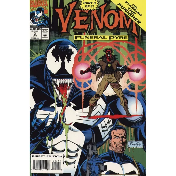 Venom: Funeral Pyre #3 (Marvel Comics October 1993)