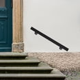 thumbnail image 4 of 3FT Stair Railing Metal Hand Rails, Square Tube Grab Bar for Indoor & Outdoor Steps, Non-Slip Wall Mount Staircase Handrail, 220lbs Load, Stainless Steel Modern Hand Railings (Black, 3 FT), 4 of 11