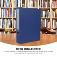 thumbnail image 3 of File Box Document Folder Organizer Desk Student Desktop Storage Files, 3 of 5
