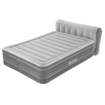 Bestway® Headboard Tritech Air Mattress Queen 18" with Built-in AC Pump