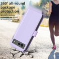 thumbnail image 5 of ELEHOLD Wallet Case for Google Pixel 7a, Flip Folio Card Slots Kickstand Magnetic Clasp Premium Leather Wallet Case for Google Pixel 7A,Lightpurple, 5 of 11