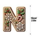 thumbnail image 3 of Seyotauo 26 Gingerbread Alphabet Letter Ornaments, Christmas A to Z Letters - Xmas Tree Hanging Ornaments for DIY Crafts, 3 of 4