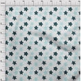 thumbnail image 4 of oneOone Silk Tabby Aqua Blue Fabric Kawai Sewing Craft Projects Fabric Prints By Yard 42 Inch Wide-D2, 4 of 5