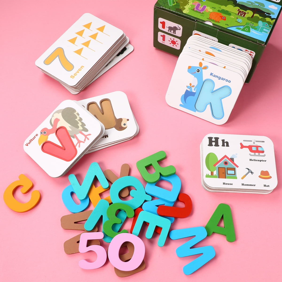 Alphabet Flash Cards for Kids Toddlers,ABC Letters Numbers Sight Words